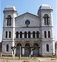 Темпель в Радуці (Радуц, Південна Буковина), збудована в 1883. © др. Ілья Родов і Теодор Рейлено. 2007-2010